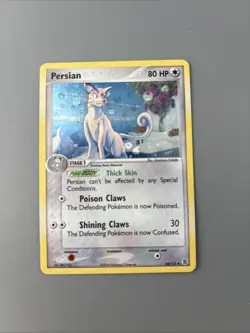 Persian 44/112 EX FireRed & LeafGreen Pokemon 2004 MP - Image 1