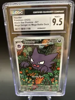 Haunter Black Star Promo 027 Mega Battle Deck CGC 9.5 Mint+ | Pokemon 2025 - Image 1