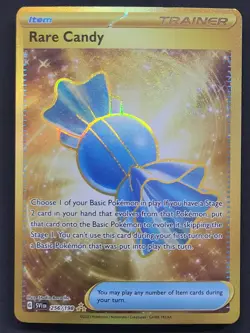 Rare Candy 256/198 Hyper Rare Scarlet & Violet Base Pokemon TCG - Image 1