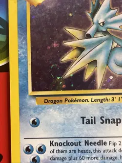 Misty’s Seadra 9/132 With Swirl Holo Pre Release Gym Heroes 2000 Pokemon LP+ - Image 4