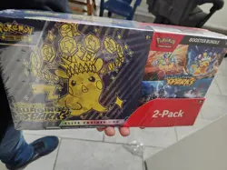 Pokemon TCG Surging Sparks ETB & Booster Bundle Costco 2-pack | Factory Sealed - Image 1