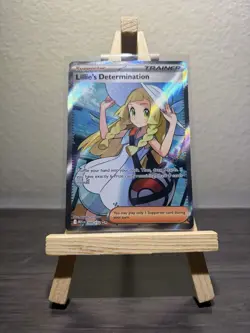 Pokemon Lillie's Determination Ultra Rare Full Art Holo Me01: Mega Evolution NM - Image 1