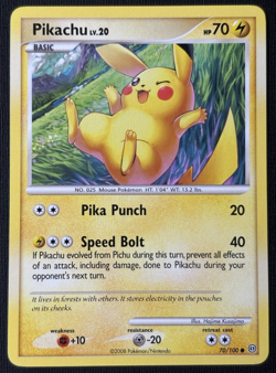 Pokemon Pikachu 70/100 Diamond & Pearl Stormfront (VLP) - Image 1