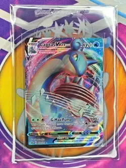 🔥Pokemon Lapras VMAX 050/202 Sword & Shield Ultra Rare Holo Full Art 320 HP🔥📈 - Image 4