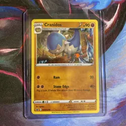 Pokemon TCG Cranidos SWSH274 Promo HD Swirl Cosmo Holo LP - Image 4