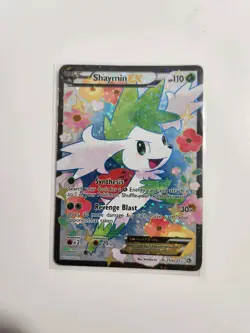 Shaymin EX RC21/RC25 Full Art Pokemon TCG Radiant Collection Holo - Image 1