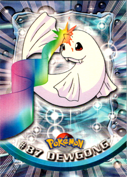 2000 Topps Pokemon #87 Dewgong TV Animation Series 2 Blue Logo non holo - Image 1