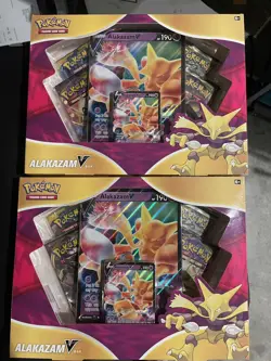 Pokemon TCG Alakazam V Box - 8x Packs - New/sealed. 2x Boxes - Image 1