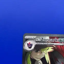 Pokemon N's Zoroark EX Sv09 Journey Together Illustration Rare Holo 185/159 - Image 2