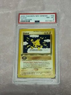 Elekid Neo Genesis 1st edition & 1999 POKEMON FOSSIL ZAPDOS-HOLO CORRECTED FOIL - Image 3