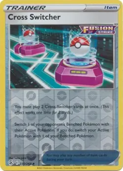 x4 Cross Switcher - 230/264 - Uncommon - Reverse Holo Pokemon SS08 Fusion Strike - Image 1