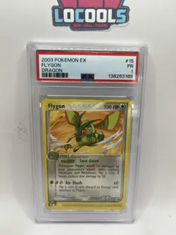 2003 POKEMON EX DRAGON #15 FLYGON PSA 1 Population 1 - Image 1