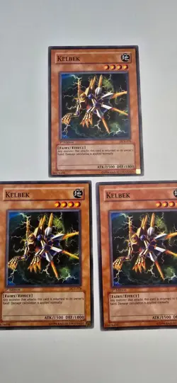 Yugioh Kelbek DCR-078 Dark Crisis 1st Edition x3 Playset NM - Image 1
