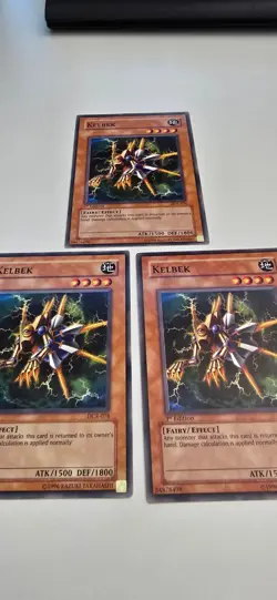 Yugioh Kelbek DCR-078 Dark Crisis 1st Edition x3 Playset NM - Image 2