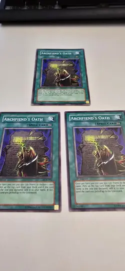 Yugioh Archfiend's Oath DCR-092 Dark Crisis 1st Edition x3 Playset NM - Image 2
