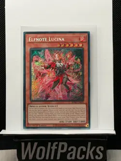 Yu-Gi-Oh! TCG Burst Protocol - Elfnote Lucina 1st Edition BPRO-EN010 Secret Rare - Image 1