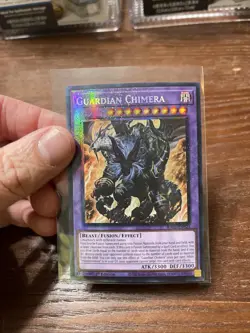 Yu-Gi-Oh! Guardian Chimera RA02-EN023 Ultimate Rare 1st Edition Near Mint - Image 1