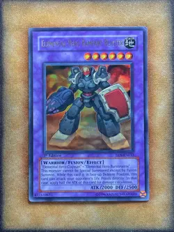 Yugioh Elemental Hero Rampart Blaster EEN-EN033 Ultra Rare 1st Ed LP - Image 1