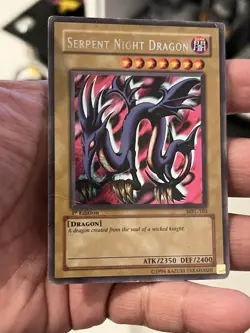 Serpent Night Dragon MRL-103 Magic Ruler 1st Edition Secret Rare HP yugioh TCG - Image 1