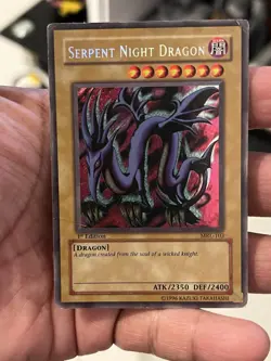 Serpent Night Dragon MRL-103 Magic Ruler 1st Edition Secret Rare HP yugioh TCG - Image 2