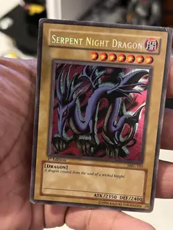 Serpent Night Dragon MRL-103 Magic Ruler 1st Edition Secret Rare HP yugioh TCG - Image 5