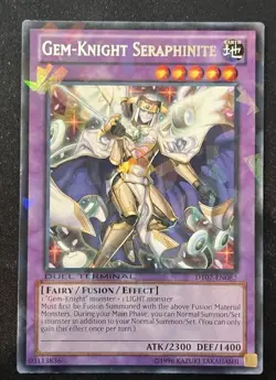 Yugioh Gem-Knight Seraphinite DT07-EN082 Duel Terminal Rare LP! - Image 1