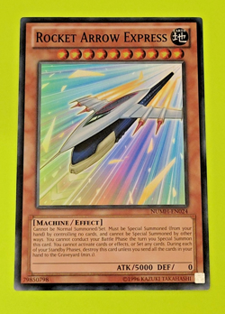 Yu-Gi-Oh Rocket Arrow Express Super Rare NUMH-EN024 Played - Image 1