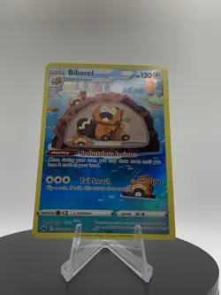 Bibarel GG25/GG70 Crown Zenith Galarian Gallery Ultra Rare Holo Pokemon Card - Image 3