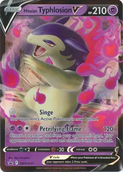 Holo Hisuian Typhlosion V SWSH237 Promo SWSH: Sword & Shield Promo Cards - Image 1