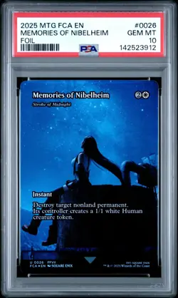 2025 MTG Final Fantasy MEMORIES OF NIBELHEIM Foil #0026 * PSA 10 - Image 1