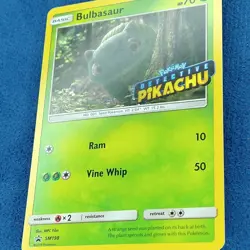 Bulbasaur - (Detective Pikachu Stamped) SM198 SM Promos LP Pokemon Card TCG - Image 4