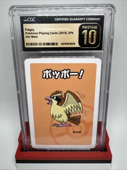 Pokemon TCG Pidgey Pokemon Playing Cards 2019 Japanese Old Maid CGC Pristine 10 - Image 1