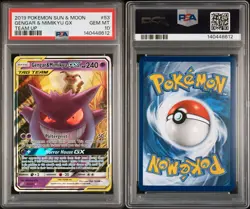 Pokemon 2019 Gengar & Mimikyu GX 53/181 Tag Team Team Up GEM MINT PSA 10 - Image 3