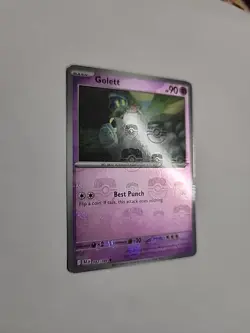 Golett - 042/086 - (Master Ball Pattern) - SV: Black Bolt Pokemon TCG - Image 3