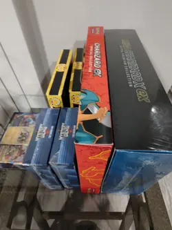 Pokemon TCG Lot: MEGA CHARIZARD X ex UPC+CHARIZARD ex SC Box+ (2)Pokemon Day Box - Image 5