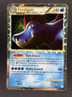 Feraligatr PRIME Pokemon TCG Heartgold Soulsilver 108/123 Lightly Played - Image 1