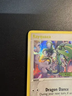 Pokemon TCG Rayquaza #9/106 Emerald Set exEmerald Stamped ReverseHolo - LP/MP - Image 3
