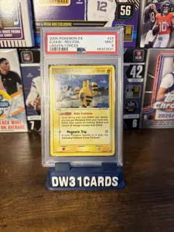 Pokemon TCG Elekid EX Unseen Forces 23/115 Reverse Holo PSA 9 English - Image 1