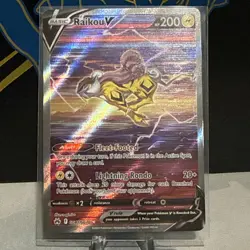 Pokemon TCG - Raikou V GG41/GG70 Crown Zenith: Galarian Gallery Holo | NM - Image 1