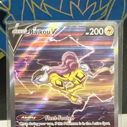 Pokemon TCG - Raikou V GG41/GG70 Crown Zenith: Galarian Gallery Holo | NM - Image 2