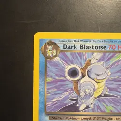 Pokemon Vintage Non Holo Rare Dark Blastoise Team Rocket 20/82 WotC - Image 2