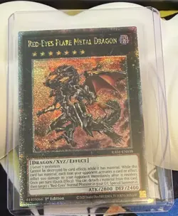 Yu-Gi-Oh!: Red-Eyes Flare Metal Dragon - RA01-EN038 - Quarter Century Rare NM - Image 1