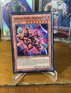 Yugioh Card Gimmick Puppet Nightmare NUMH-EN009 SUPER RARE 1st Edition - NM - Image 1