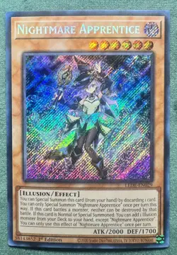 Yugioh! Legacy of Destruction Nightmare Apprentice LEDE-EN029 1st Edition Foil - Image 2