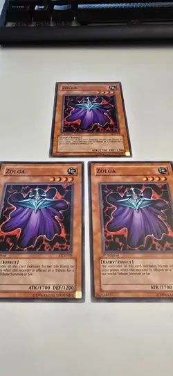 Yugioh Zolga DCR-079 Dark Crisis 1st Edition x3 Playset NM - Image 2