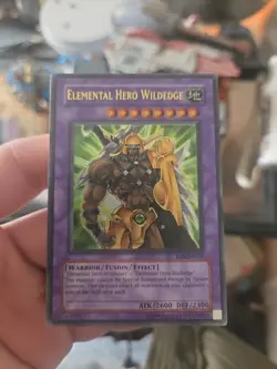 Elemental Hero Wildedge EEN-EN035 Elemental Energy-Unlimited Super Rare - Image 1