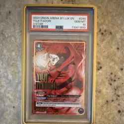 Jujutsu Kaisen Union Arena 2024 BT/JJK EN #040 Yuji Itadori 3 Star Foil PSA 10 - Image 2