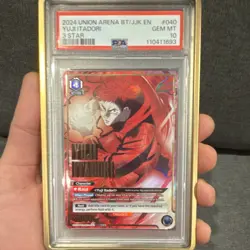 Jujutsu Kaisen Union Arena 2024 BT/JJK EN #040 Yuji Itadori 3 Star Foil PSA 10 - Image 4