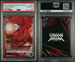 Jujutsu Kaisen Union Arena 2024 BT/JJK EN #040 Yuji Itadori 3 Star Foil PSA 10 - Image 5