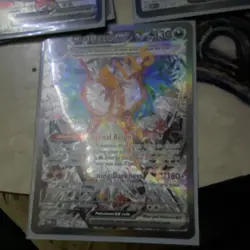 Pokemon Charizard Holo 221/192 Ability Fire TCG Card Lot 3 Cards English - Image 3